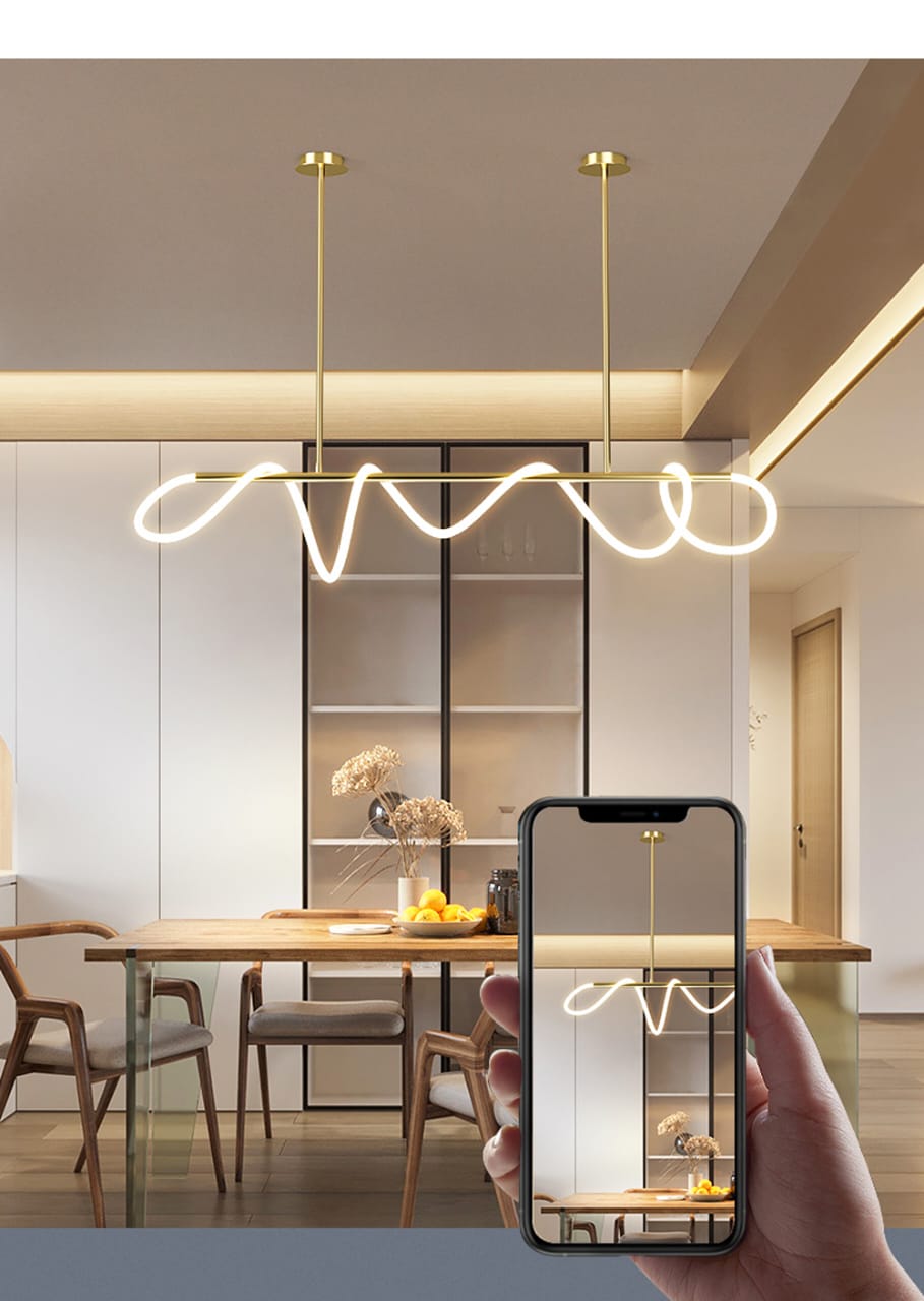 Modern , Artistic Creative Long Hose LED Ceiling Chandelier