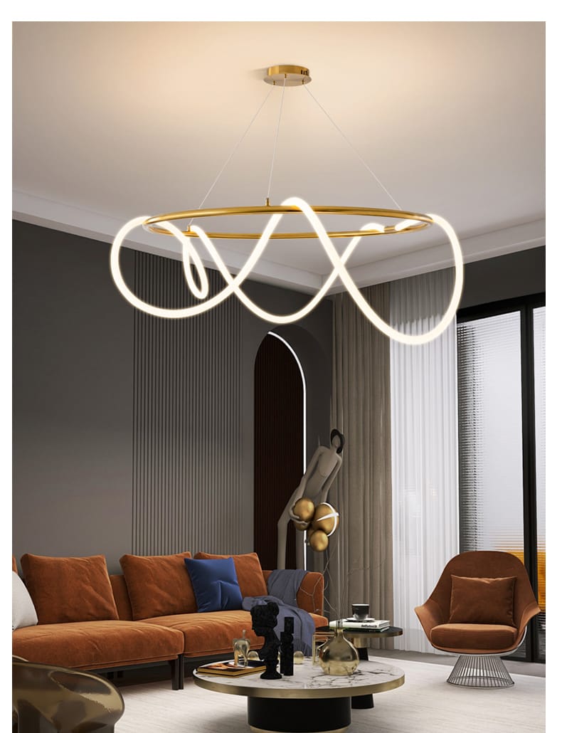 Modern , Artistic, Creative Round LED Ceiling Chandelier