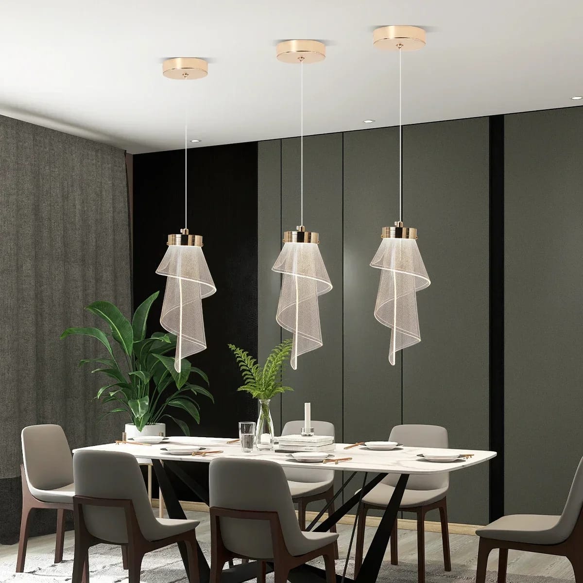 Modern , Creative LED Pendant Light ( Set of Three )