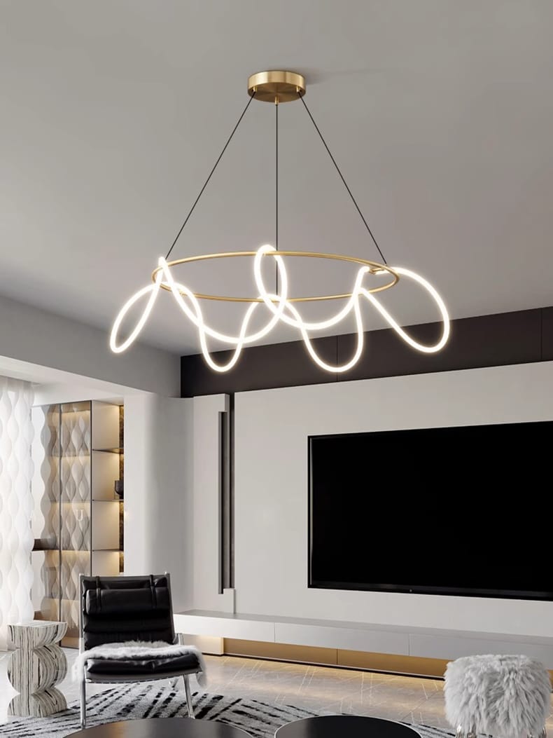 Modern , Artistic, Creative Round LED Ceiling Chandelier