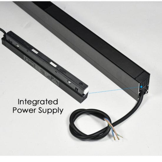 Recessed Mounted Magnetic Rail GRILLE Lighting