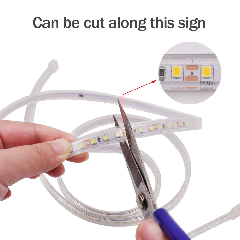 Waterproof SMD Strip Light IP67 / 24 Volt Rs 4500.00 /Length ( Wholesale & Retail )