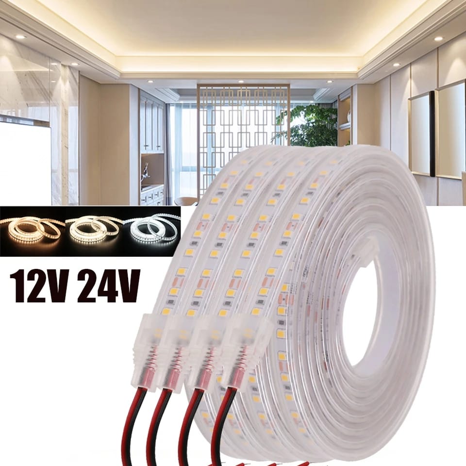 Waterproof SMD Strip Light IP67 / 24 Volt Rs 4500.00 /Length ( Wholesale & Retail )