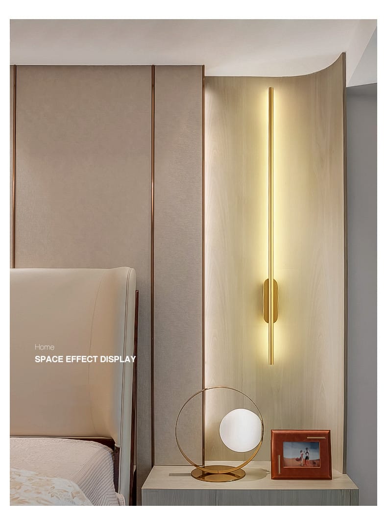 Modern Minimalist Long LED Wall Sconce ..80cm Long