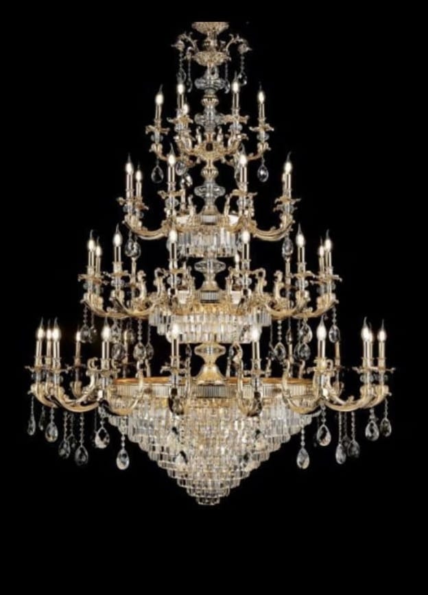 Europen Style Designer Luxury Crystal Chandelier 56 Lamps ( Diameter 5 feet )