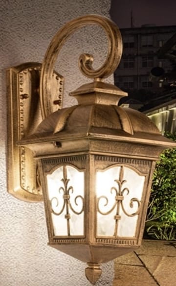 European Style Retro Outdoor Waterproof Wall Scone IP54