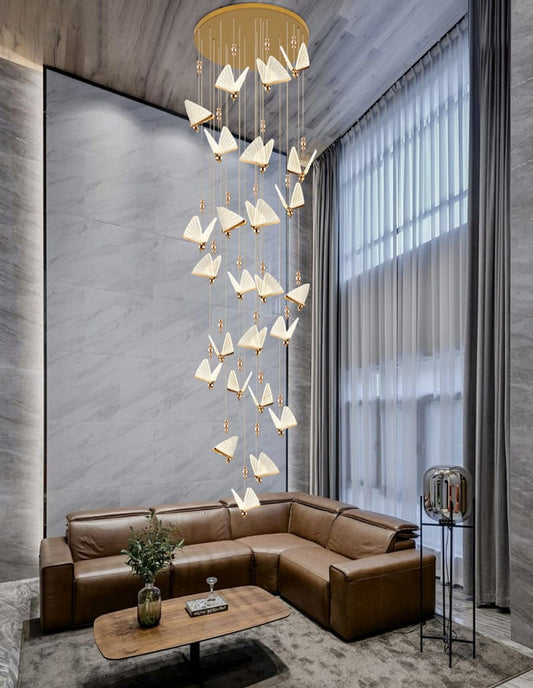 LUXURY Designer Modern Luster Butterfly Chandelier ( 25 Lights)