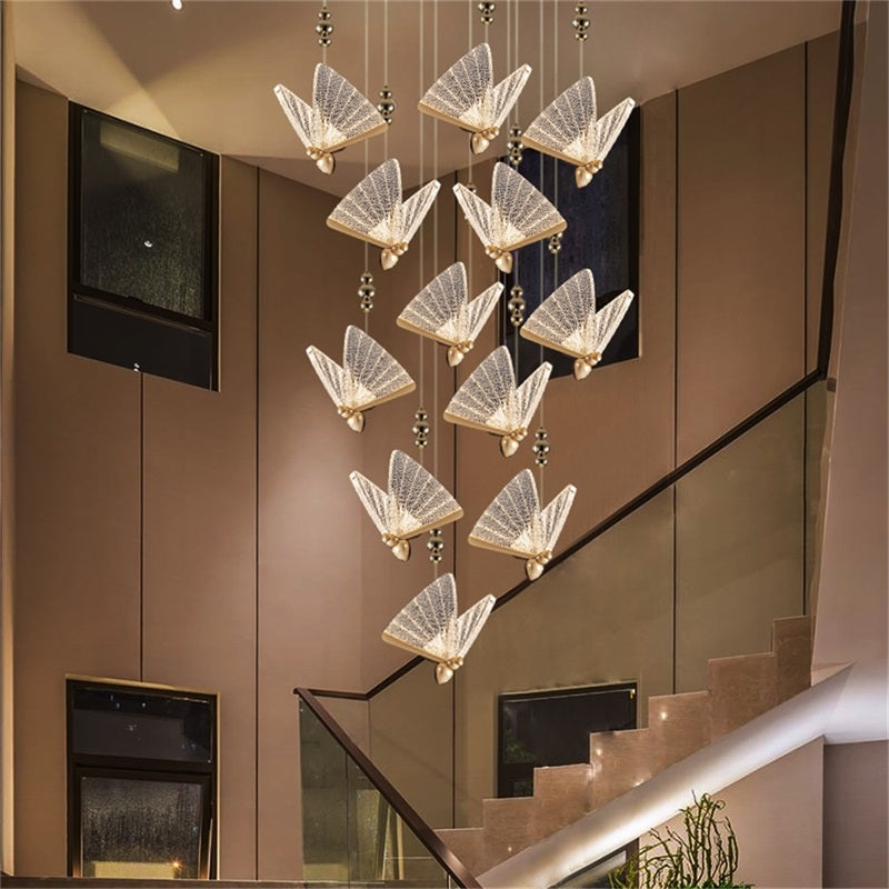 LUXURY Designer Modern Luster Butterfly Chandelier ( 25 Lights)