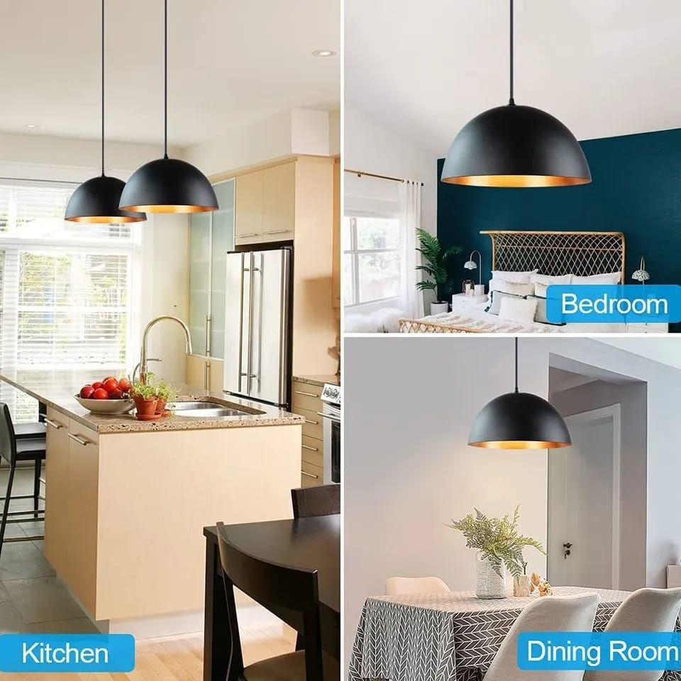 Modern Nordic Vintage Ceiling Pendant Lamp ( Cluster of 3 Lamps)