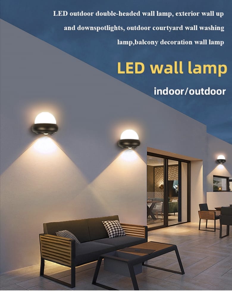 Modern, Creative, Nordic Outdoor / Indoor Waterproof IP65 Wall Lamp