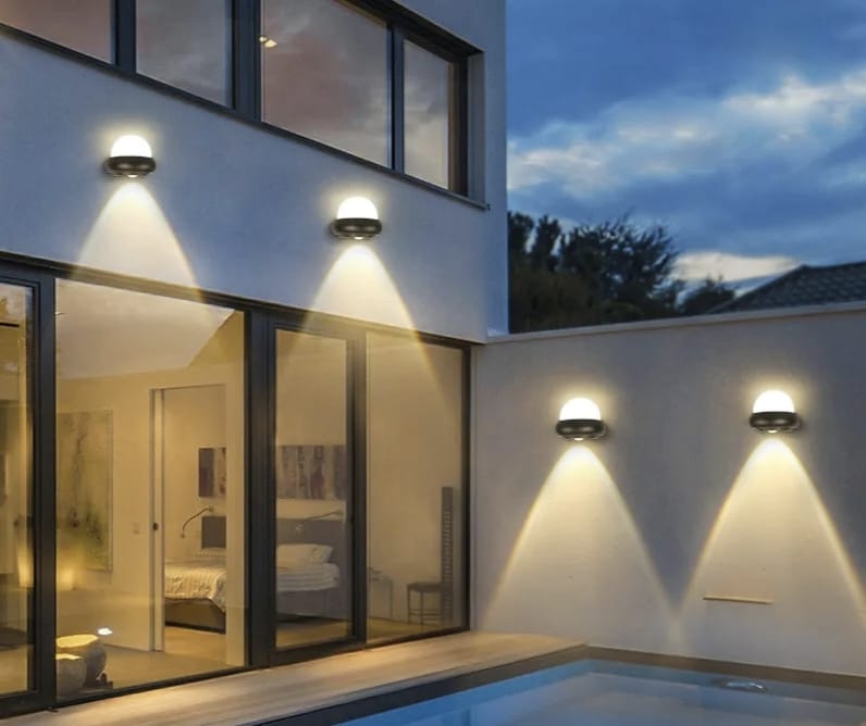 Modern, Creative, Nordic Outdoor / Indoor Waterproof IP65 Wall Lamp