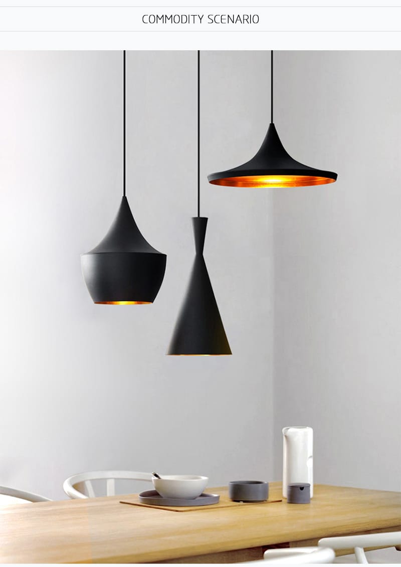 Modern Vintage Ceiling Pendant Lamp ( Cluster of 3 Light Pendant )