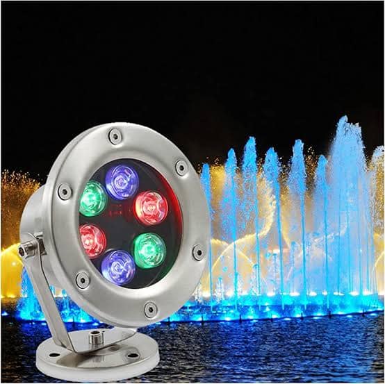 Stainless Steel Fountain Light IP67 ( 6 Watt RGB )