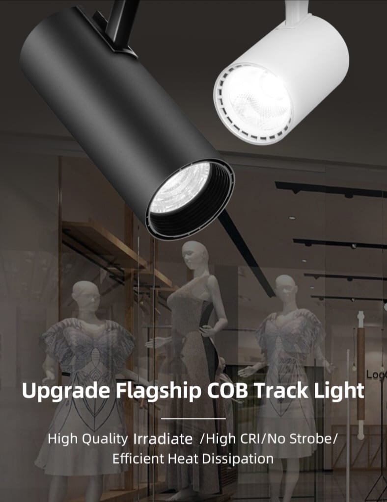 Ceiling Mounted COB Track Light (12Watt)