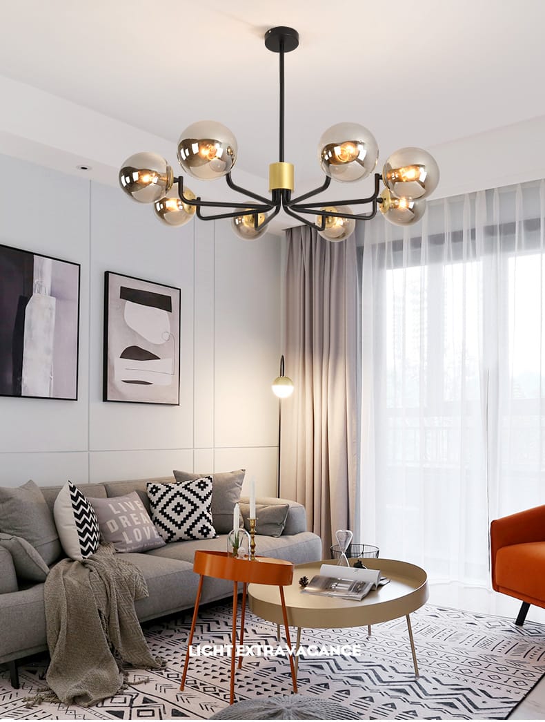 Modern Nordic Glass Chandelier