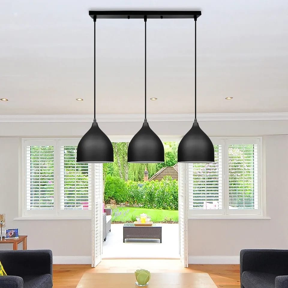 Modern Nordic Vintage Ceiling Pendant Lamp ( Cluster of 3 Lamps)