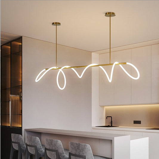 Modern , Artistic Creative  Long Hose LED Ceiling Chandelier