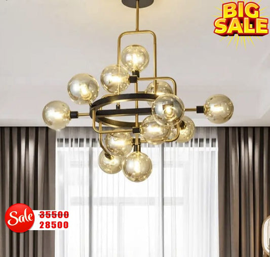 Modern Nordic Glass Chandelier