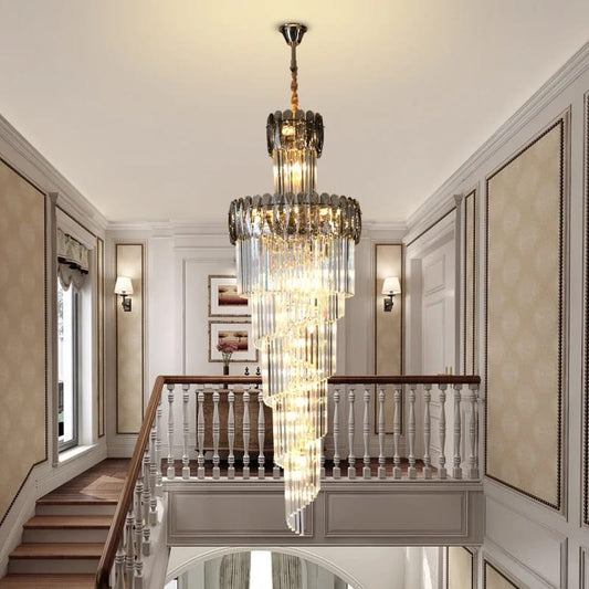 LUXURY Doctrine Post Modern Crystal Chandelier ( 10 Feet height )