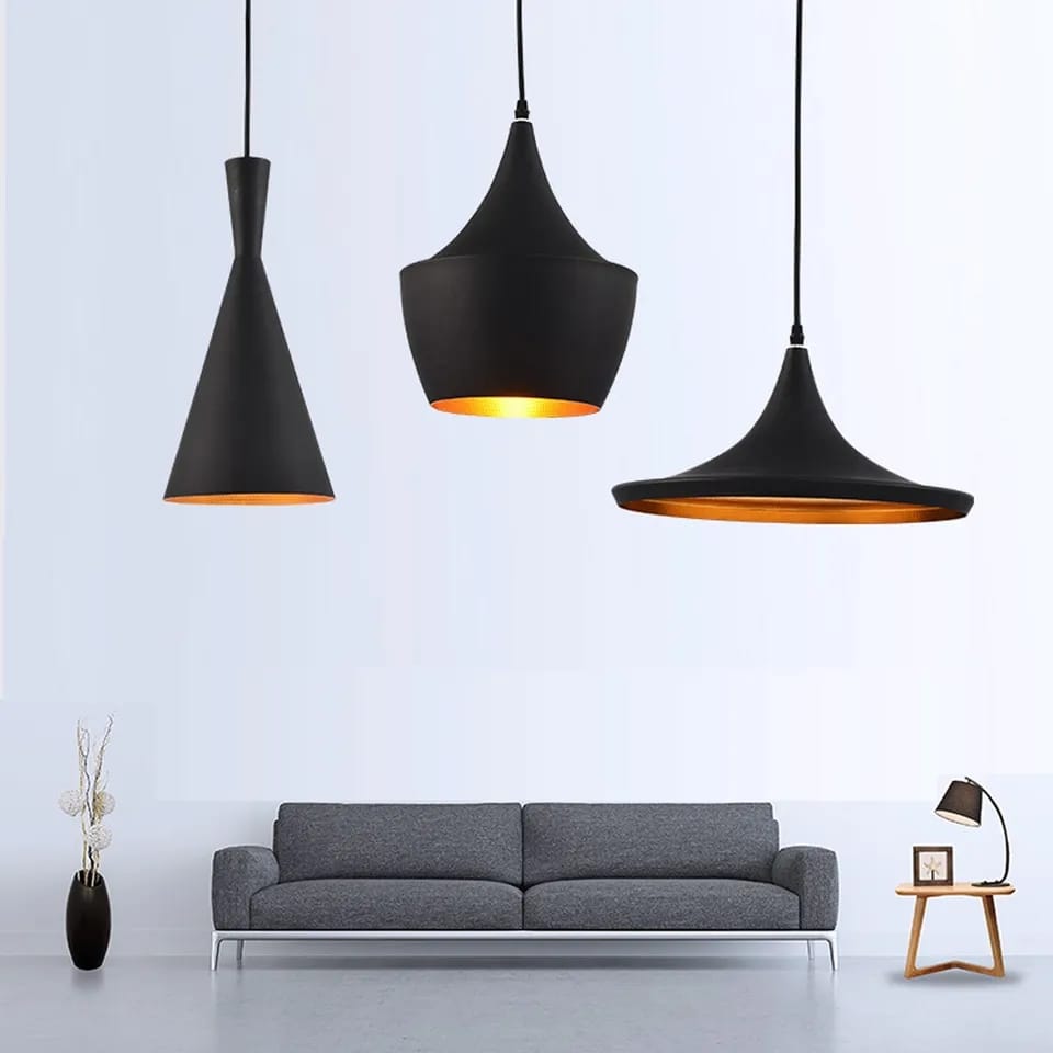 Modern Vintage Ceiling Pendant Lamp ( Cluster of 3 Light Pendant )