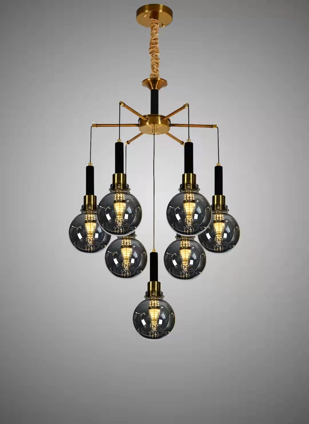 Modern Nordic Glass Chandelier