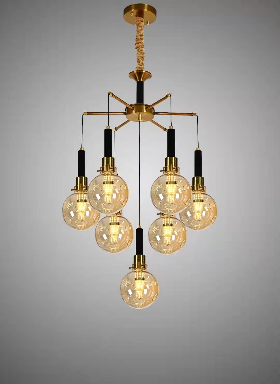 Modern Nordic Glass Chandelier