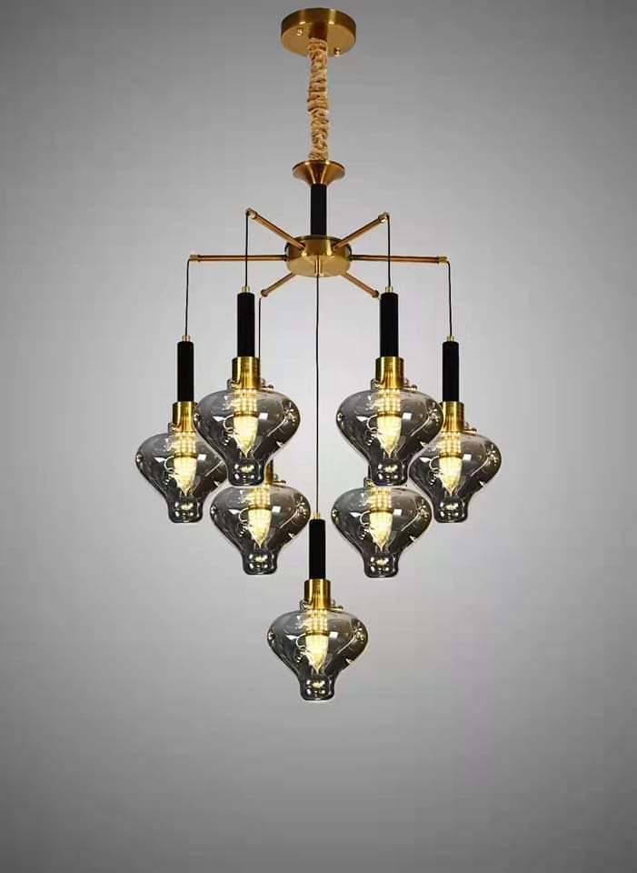 Modern Nordic Glass Chandelier