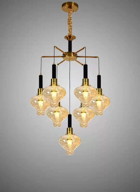 Modern Nordic Glass Chandelier