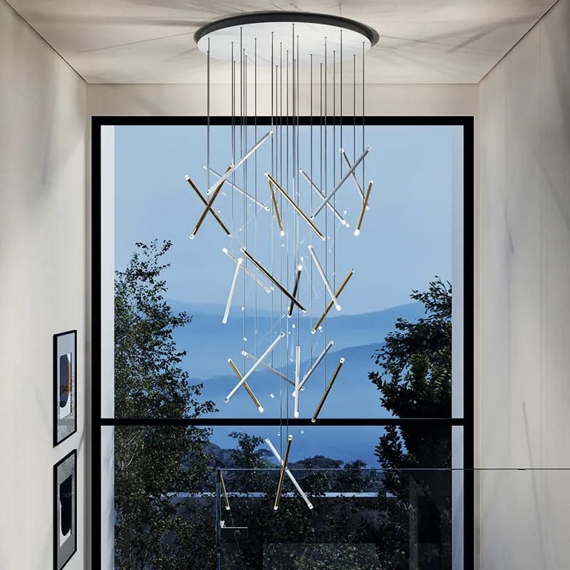 Ultra Modern LUXURY Creative Modern SMD Long Stick Chandelier (36 Sticks )