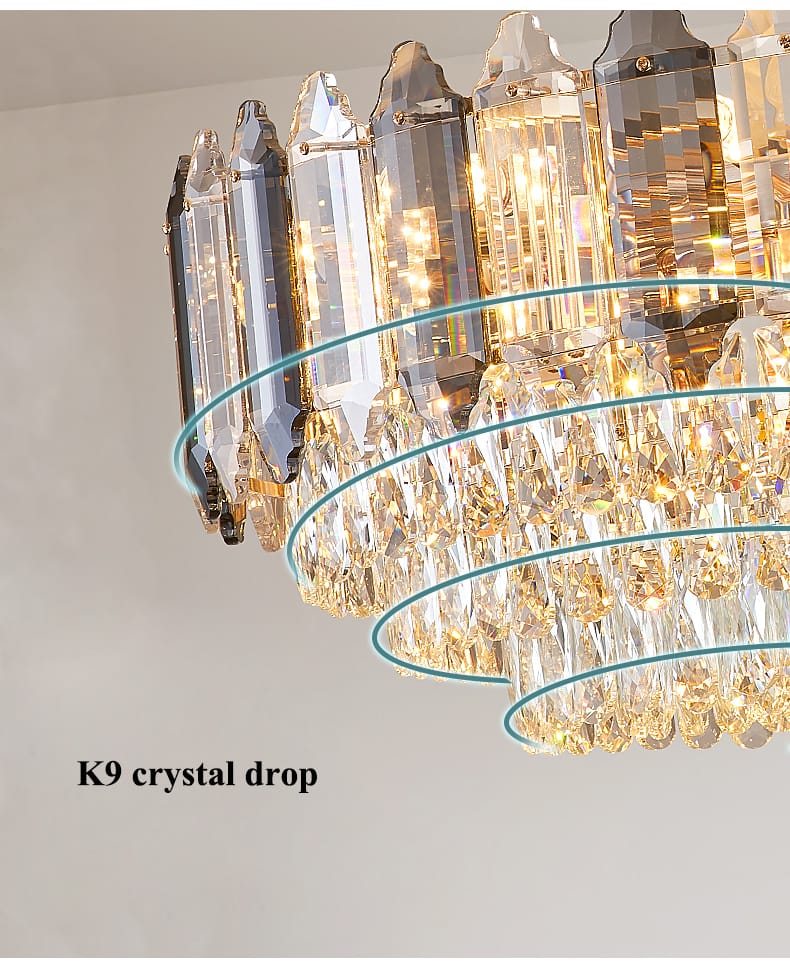 Ultra Modern Artistic Designer Luxury Crystal Chandelier ( Size 800mm x 300mm )