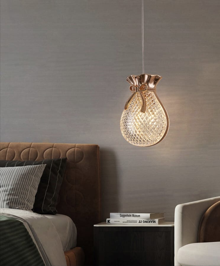 Modern LUXURY Pouch Hanging Lamp ( Single Light Pendant )