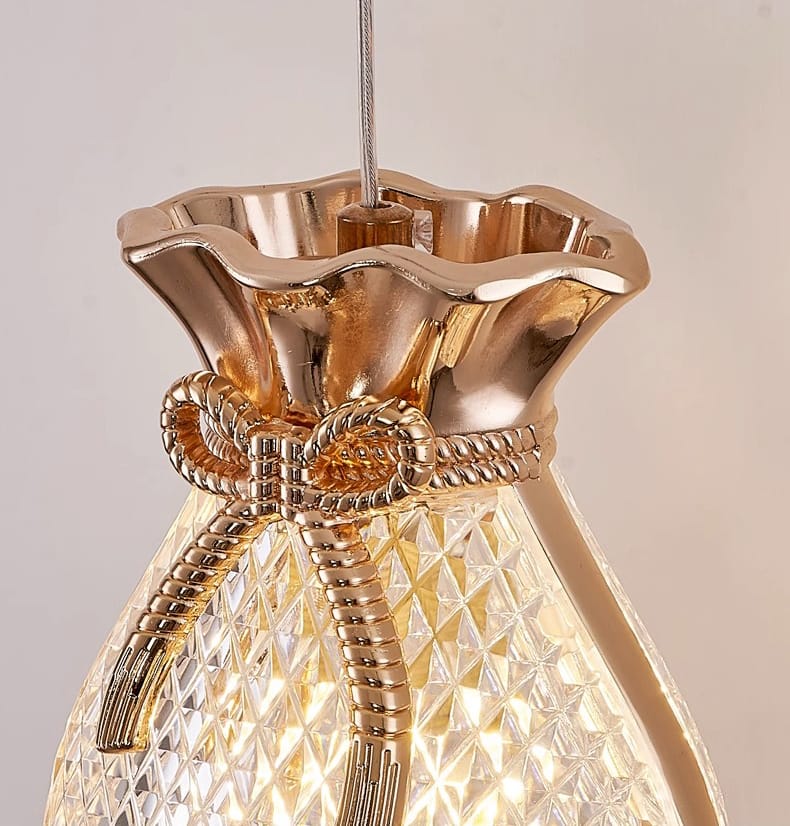 Modern LUXURY Pouch Hanging Lamp ( Single Light Pendant )