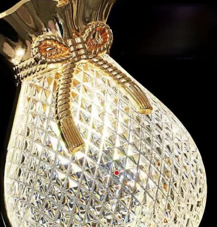 Modern LUXURY Pouch Hanging Lamp ( Single Light Pendant )