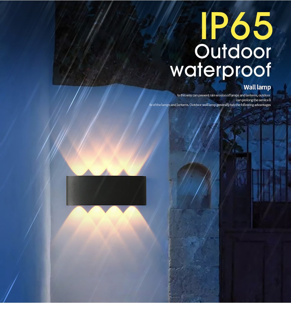 Modern Nordic Outdoor Waterproof IP65 Wall Lamp