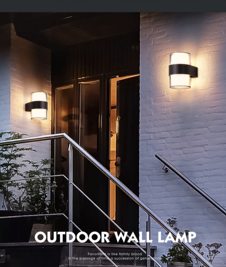 Modern, Creative, Nordic Outdoor Waterproof IP65 Wall Lamp