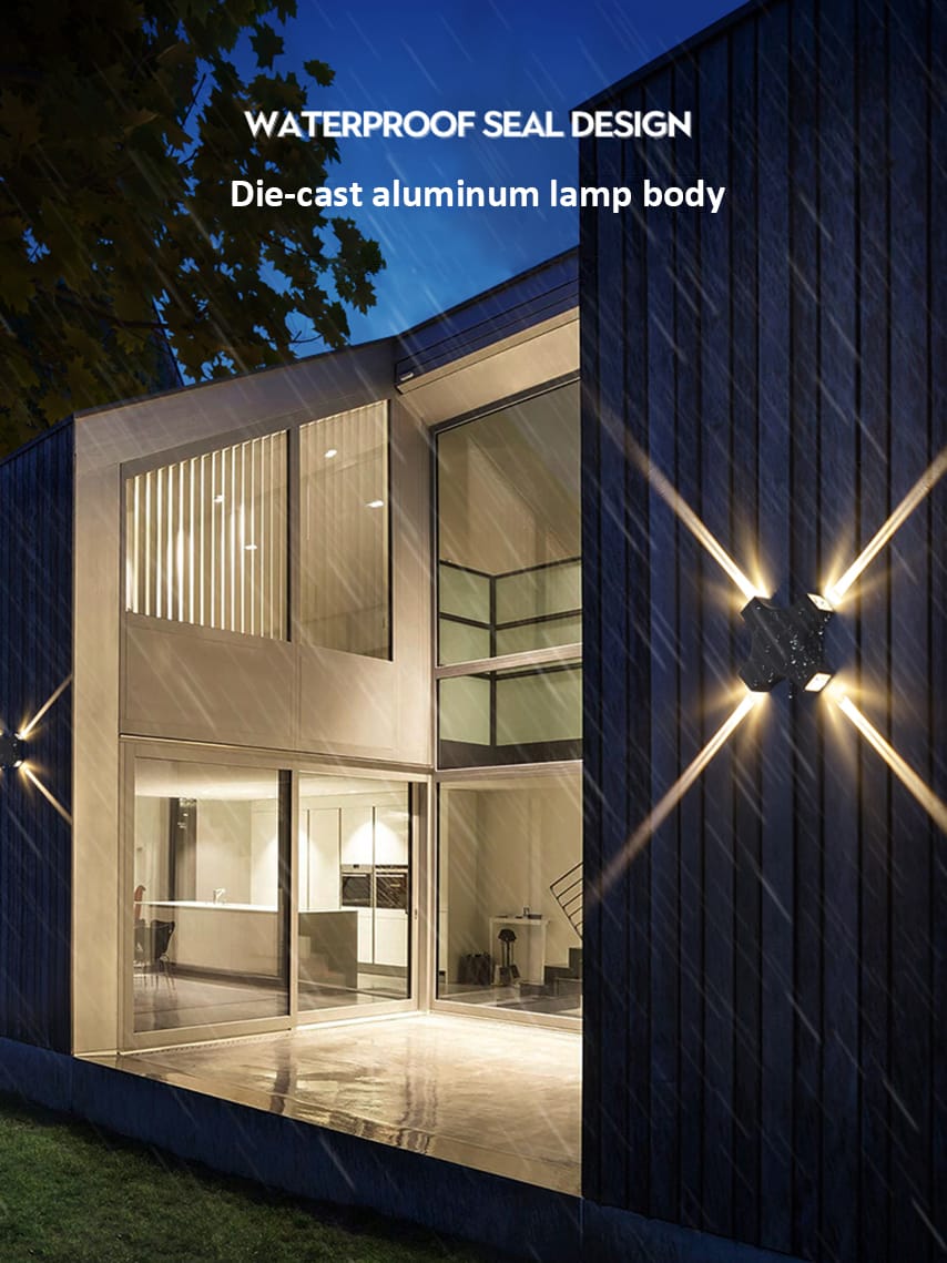 Modern, Creative, Nordic Outdoor Waterproof IP65 Wall Lamp