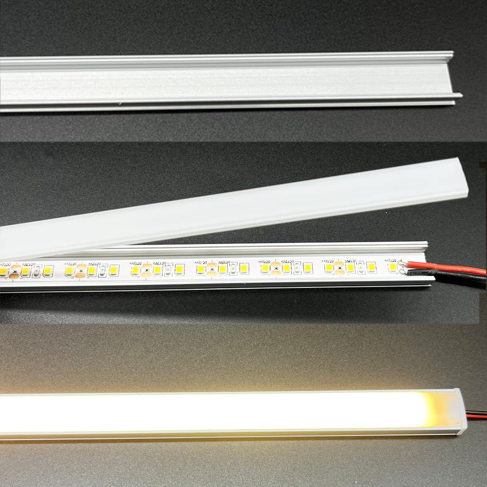 17mm Aluminum Profile Light > Price Rs. 2700/ Length Complete with LED ...