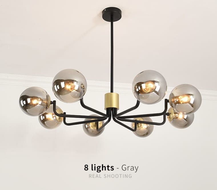 Modern Nordic Glass Chandelier