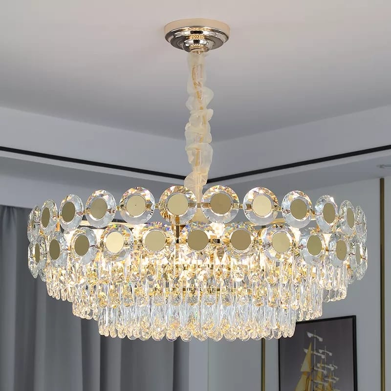 Modern Luster Gold High Class Crystal Chandelier