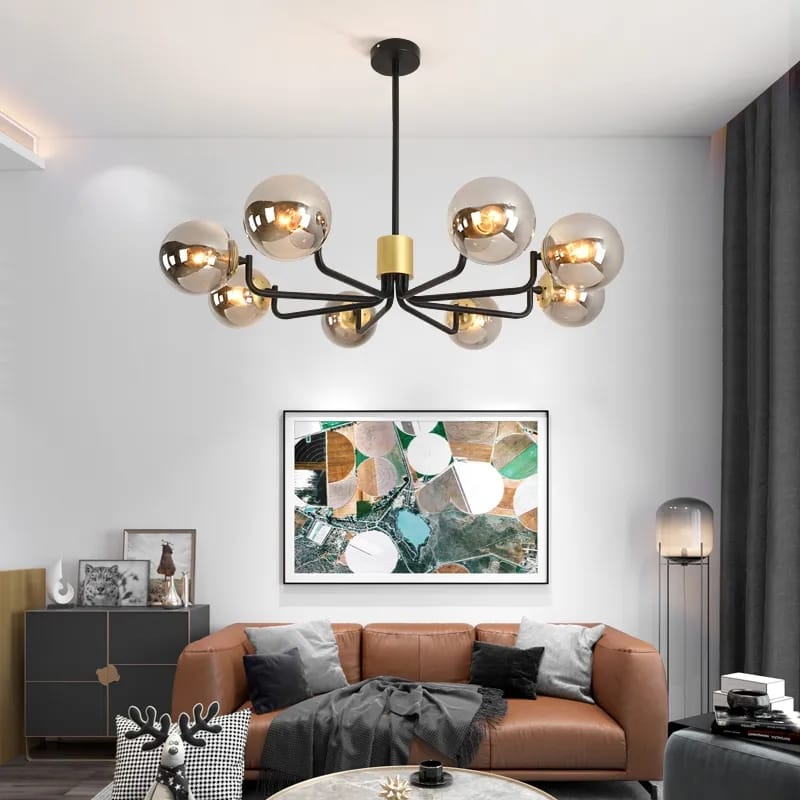 Modern Nordic Glass Chandelier