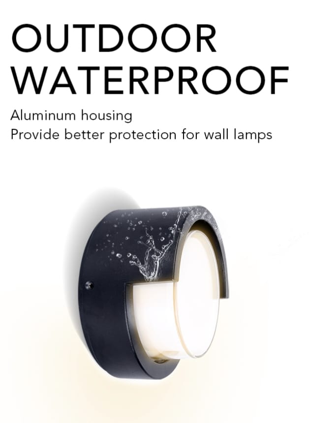 Modern Outdoor Waterproof IP65 Wall Lamp