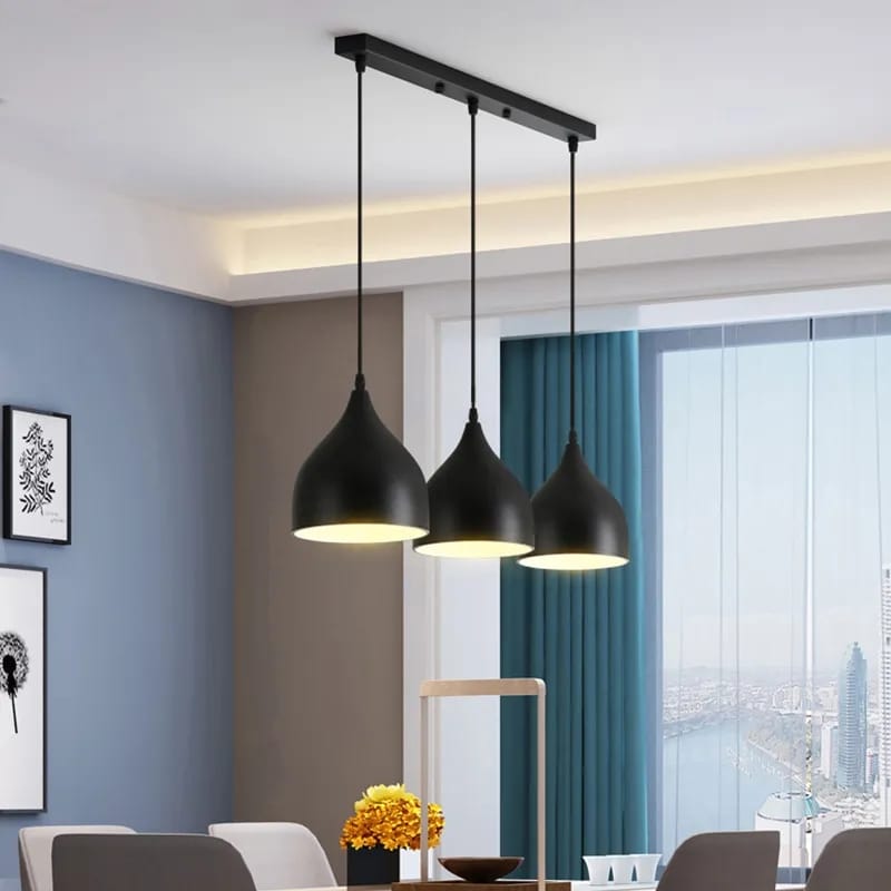 Modern Nordic Vintage Ceiling Pendant Lamp ( Cluster of 3 Lamps)