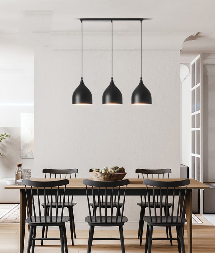 Modern Nordic Vintage Ceiling Pendant Lamp ( Cluster of 3 Lamps)