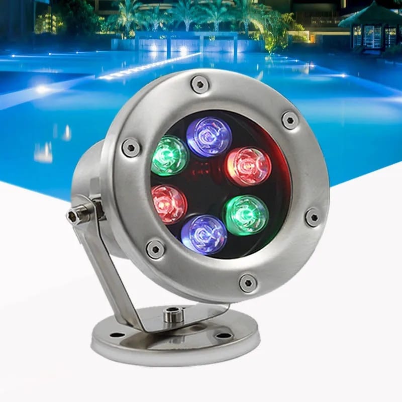 Stainless Steel Fountain Light IP67 ( 6 Watt RGB )