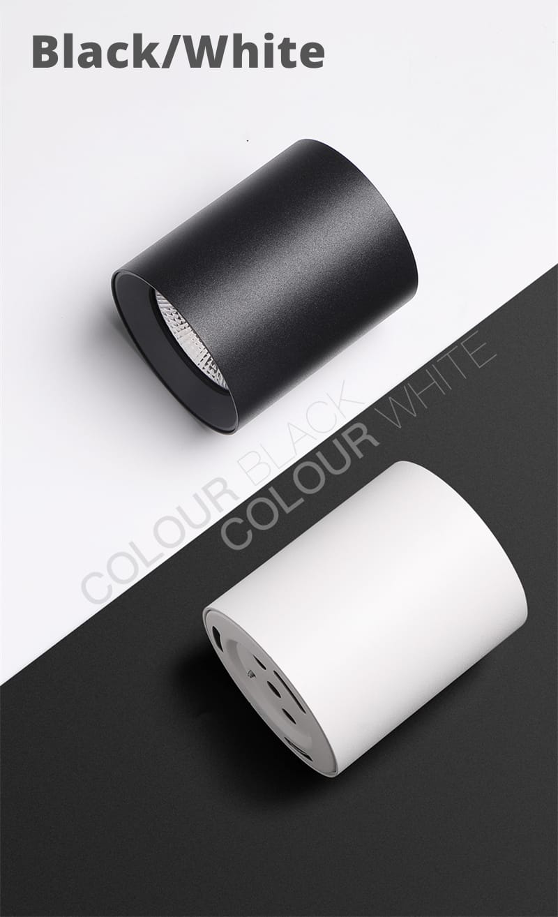 Surface Mounted Cylindrical COB Spot Light