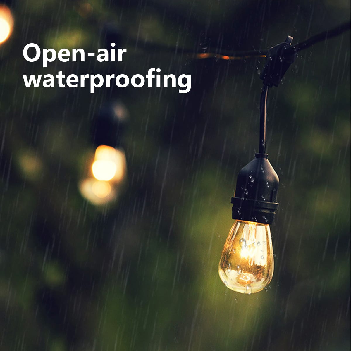 Outdoor Vintage Waterproof Decorative String Lights IP65  > Rs 6500/- Complete with LED Bulbs