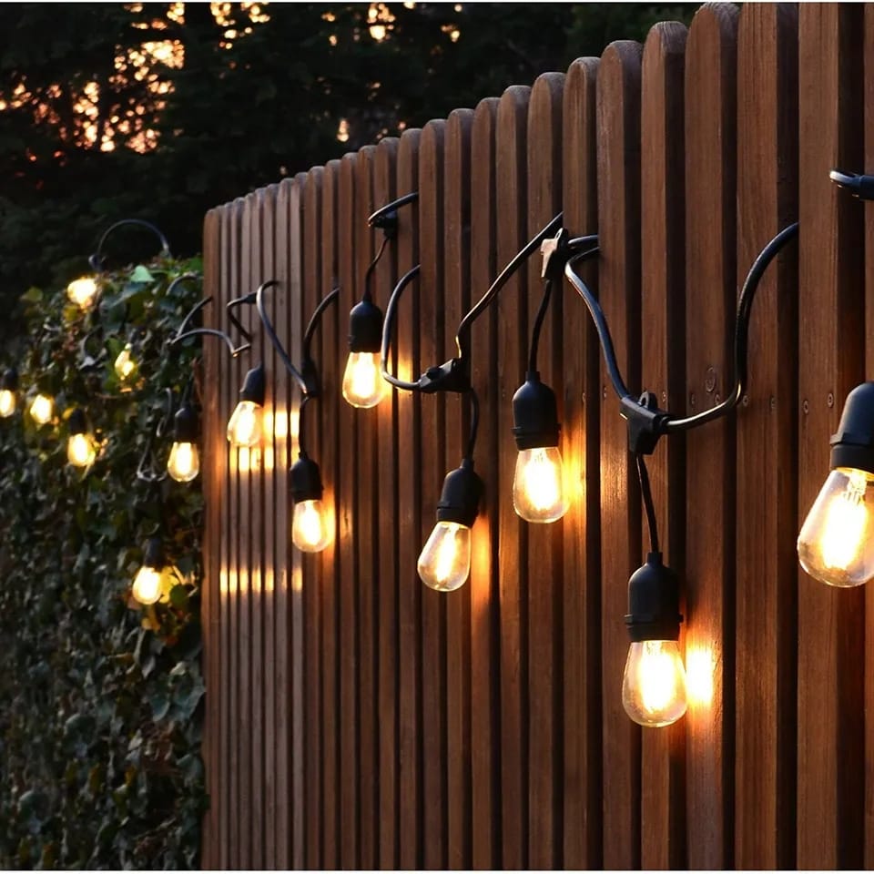 Outdoor Vintage Waterproof Decorative String Lights IP65  > Rs 6500/- Complete with LED Bulbs