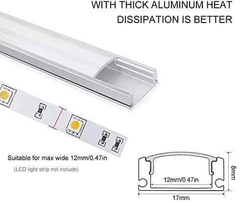 17mm Aluminum Profile Light > Price Rs. 2700/ Length Complete with LED Strip ( Wholesale & Retail )