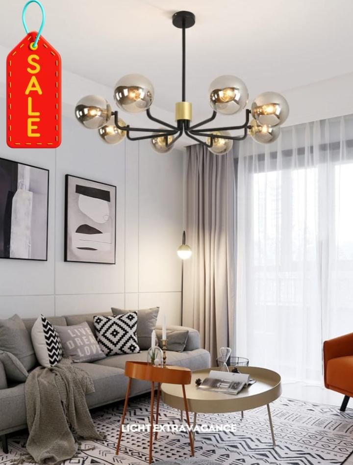 Modern Nordic Glass Chandelier