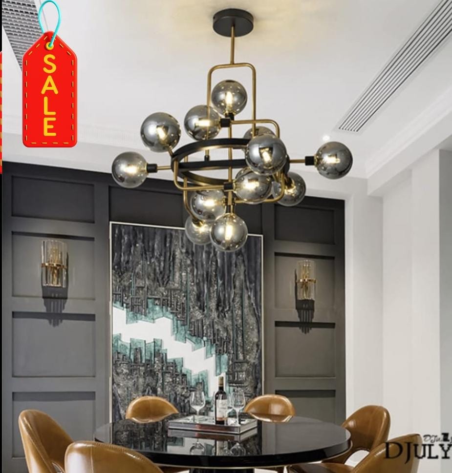 Modern Nordic Glass Chandelier